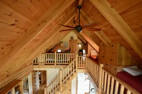 VT Log Cabin,NEK,St. J,Snowmobiling, East Burke, Mountain Bike,Pond View - Image 2