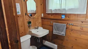 Rustic Log Cabin With A Private Beach. - Image 2