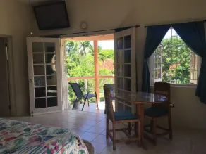 Beautifully decorated studio with kingsize bed, kitchenette, bath and balcony. - Image 5