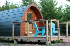 Puffin Pod Hike-In Sleeping Pod at Sally's Brook Off-Grid Luxury Cabins - Image 5