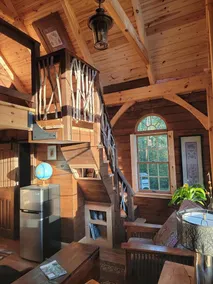 Handcrafted NH Treehouse · 2hr Boston · Fire Pit, Lake, Stargazing - Image 2