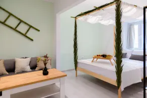 A breath away from Kassiopi Port! Bobemian designed brand new studio! - Image 5
