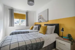 Stylish 2BR Apartment near MCR Airport - Image 4