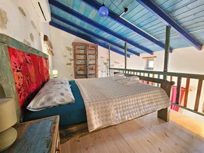 fantastic studio Komos, sleeping gallery, kitchenette, bathroom, private balcony - Image 5