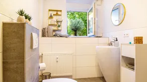Appartamento 'Becks Schöne Ferienwohnung' con terrazza privata, giardino privato e Wi-Fi - Image 5