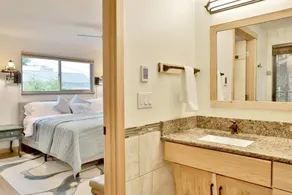 Breathtaking Mountain & Water Views – from the covered, heated deck, (enjoyable year-round)<br>Private Hot Tub for 3 – professionally serviced after every stay<br>Exceptionally well-stocked kitchen and very comfortable beds<br>Dog-friendly - fenced & - Image 2