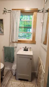 Private cabin on water nestled in  foothills of scenic Mt. Cardigan - Image 2