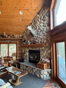 Custom Log Home w/ Lakefront in Northern Michigan 3BR/3BA - Image 4