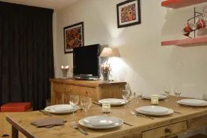 100m du centre station, Rez-de-chaussée, vue pistes de ski, télévision, casier à ski, 36m² - Image 5