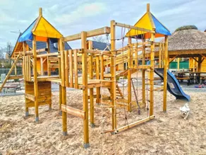 Holiday homes with fireplaces, playground - Image 2