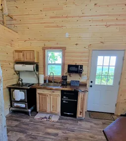 Peaceful, brand new cabin get-away at the center of 100-acre farm-built May 2022 - Image 5