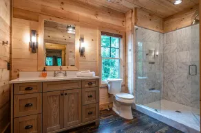 Custom built mountain house on trout stream with tons of privacy & hot tub. - Image 2