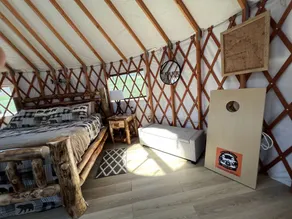 Pet friendly glamping in a private yurt with stunning 360° views by Forest - Image 5