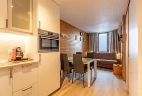 230m from ski slopes, 2nd floor, view mountain, balcony, tv, ski locker, 28m², La Plagne - Image 5