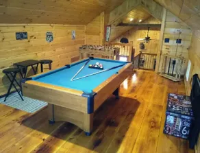 LOG CABIN + MOUNTAIN VIEWS! HOT TUB, POOL & GAME TABLE, FIBER WIFI & DISCOUNTS! - Image 2