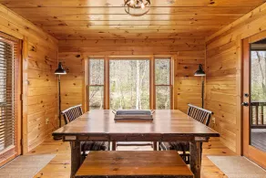 Directly on Big Creek/Hot Tub/Game Room/Outdoor Living Space/ Remote/True Cabin - Image 2