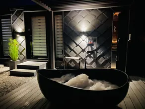 Casa de vacaciones 'Voralpen Lodge - Premium' con bañera de hidromasaje, terraza y Wi-Fi - Image 4