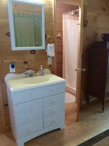 Cozy private rustic Cabin with Ac hot tub & sauna cottage. - Image 3
