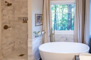 Spivey Manor · Sink into the Luxe Corner Tub at an Upscale, Spacious Home - Image 2