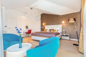 Villa con sauna, piscina privata e griglia | Vista sulla piscina - Image 3