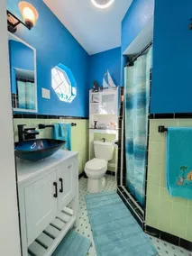 Stylish Intercoastal Blue Bungalow-3min. to Beach - Image 4