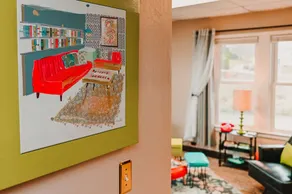 Revisioned Mid-Century Modern Getaway On the Water Near Galena - Image 2