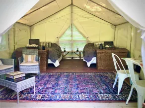 Full Site Woodland Glamping Rental near 3 of NY's Finger Lakes for 14+  - Image 4