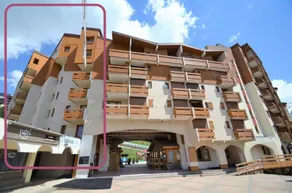 10m from ski slopes, 5th floor, balcony, tv, 22m², Les Menuires - Image 5