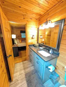 Cabin Whispering Creek - Wifi, vasca idromassaggio, Creekside Gazebo - Image 5