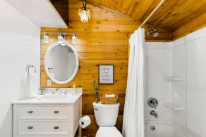 Riverfront A-Frame Cabin/Chalet on 1 acre sleeps 10 - paradise... - Image 4
