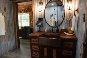 Hobbit Treehouse with waterfall! 350 Acres on the BrazosRiver! \"Magical\"-FW Mag - Image 5