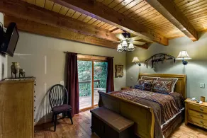 Log cabin with large decks on the Bank of the Tuckasegee River. - Image 3