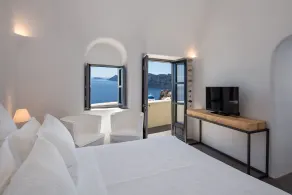 Aerie belle maison, coeur de la colonie traditionnelle d'Oia, vue Caldera - Image 5