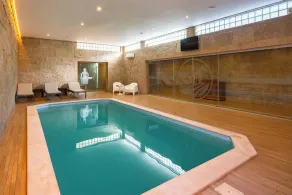 Villa con piscina all'aperto riscaldata al coperto, sauna secca e umida, biliardo - Image 2