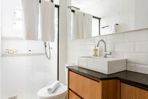 Prédio com apartamentos completos, com piscina e a passos da praia - Agua Marinha - Image 5