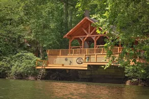 Creek Crest perfect log cabin Ocoee riverside lot - Image 3
