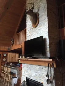 Unique Rustic, upscale, 3 br/2 ba Cabin w/Fireplace, Firepit, Pool Table & Wifi - Image 3