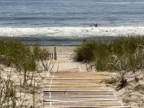 Seven bedroom Ocean Front, on the dunes at Brant Beach, with private beach path. - Image 5