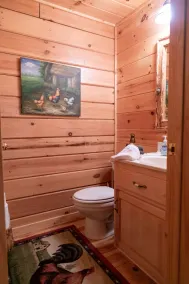 Creekfront Home- Cozy And Private! Great Deck on Creek.  Hayesville NC - Image 2