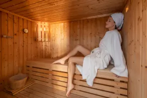 Villa privée \"Villa bleue luxueuse avec piscine et sauna blanc\" avec sauna et salle de sport! - Image 3