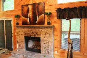 Jungle Fever Honeymoon Cabin Hot Tub - Image 3