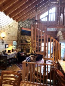 A Private Mountain Retreat with Stunning Views, Cozy Spaces, and Rustic Elegance - Image 2