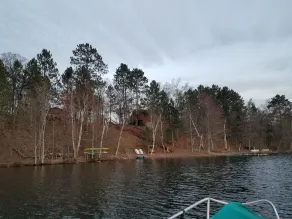 Log Home on Leader Lake- Quiet and Beautiful Sand Bottom Lake, Swim Fish Paddle - Image 2