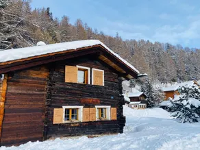 Chalet ça me Suffit, mein kleines Paradis -Aussen : kleines 2-stöckiges Chalet für 2 Personen am Anf - Image 5