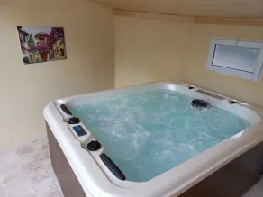 GITES DE PLOS CHALET 10MN D'ANDUZE /SPA/PISCINE/ CLIM/WIFI  de 2 à 4 persN°2 - Image 2