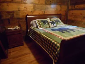 Post and beam cabin with king  and bunk - Image 4