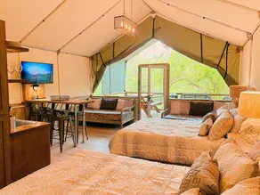 Waterfront Cabin at Son’s Geronimo – 25-acre nature resort on creek! - SG19 - Image 4