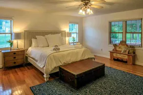 Modern and spacious home surrounded by scenic willow trees. - Image 2