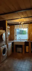 Little Frieda30; near Augsburg, 2 bedrooms, large. Bathroom, fully equipped kitchen, tiled stove - Image 4
