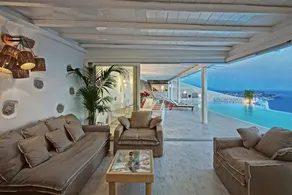 Exquisite Mykonos Villa | Villa Golden Sun 8 Bedroom | Panoramic Sea View - Image 3